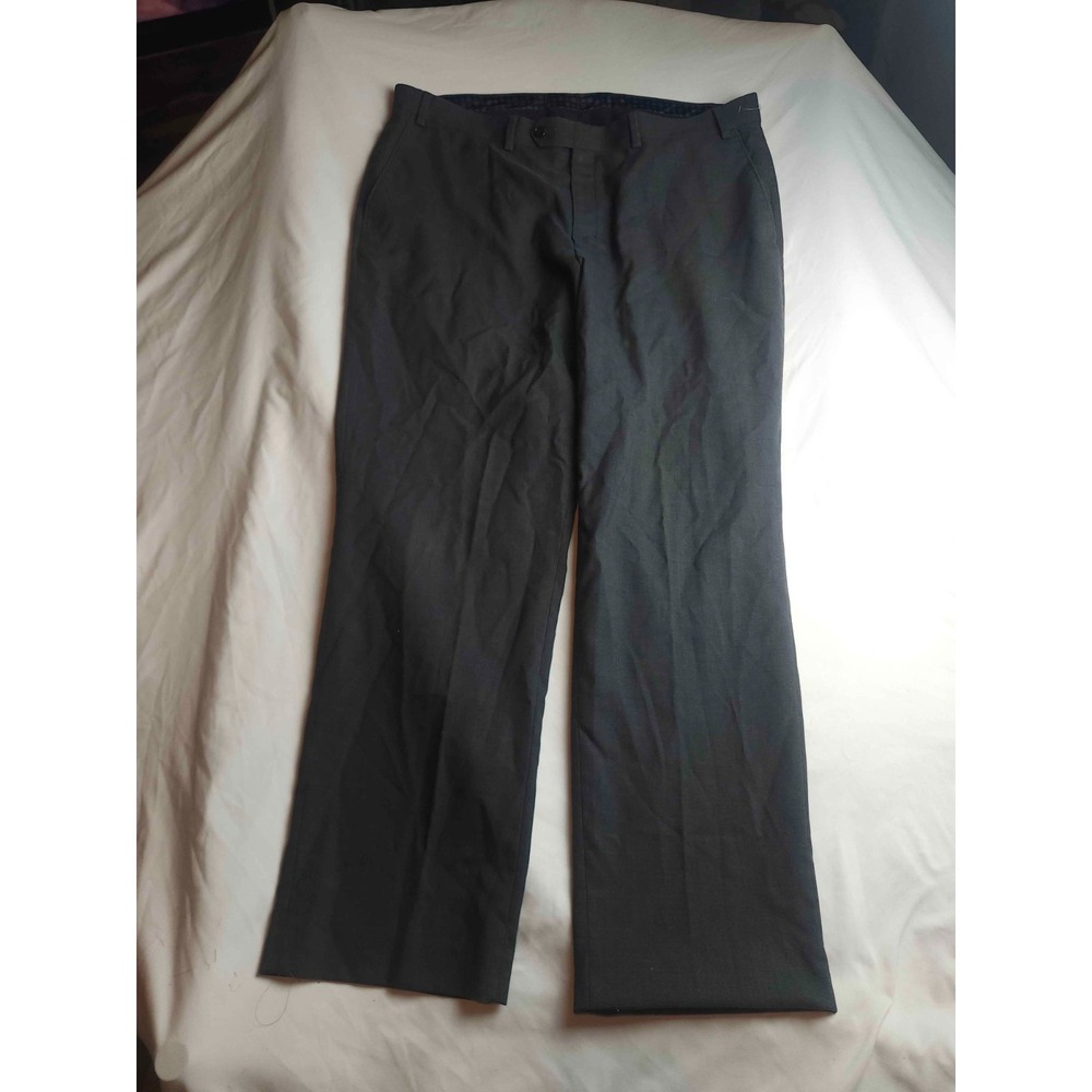 Michael Kors Dress Pants Mens Size 38x 30 Black Modern Classic Office Career